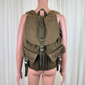 Herschel Supply Co. Surplus Dawson Drawstring Closure Backpack Tactical Green